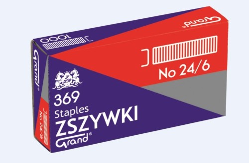 Zszywki Zszywki 24/6 GRAND - A"10 1000szt