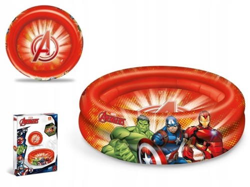 Basen dmuchany Avengers czerwony dla dzieci 100cm