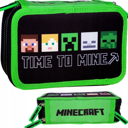 Piórnik Minecraft rozkładany potrójny Astra