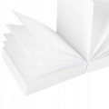 Karteczki klejone Wkład do kubika biały klejony 85x85 mm