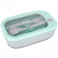 Śniadaniówka CoolPack łyżeczka i widelczyk mint grey