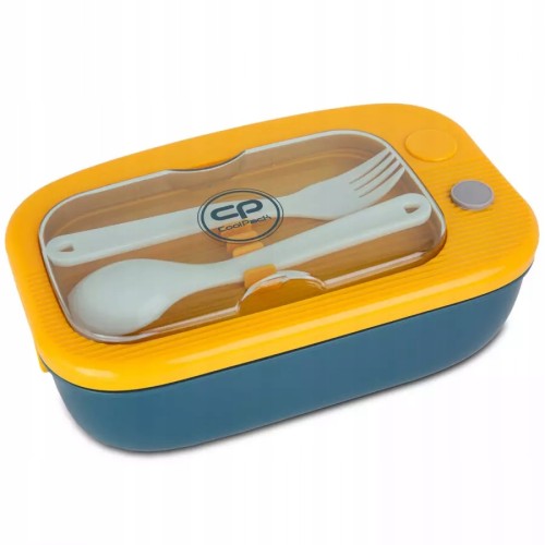 Śniadaniówka CoolPack łyżeczka i widelczyk blue yellow