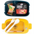 Śniadaniówka CoolPack łyżeczka i widelczyk blue yellow