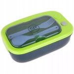 Śniadaniówka CoolPack łyżeczka i widelczyk blue green