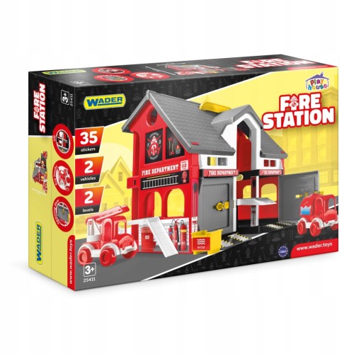 Play House remiza strażacka Wader 25411 dwupiętrowy super prezent 3+
