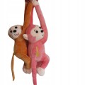 Małpka pluszowa Beppe wielokolorowa 55 cm