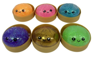 Mini gniotek Mystery Dumplings Galaxy – brokatowy pierożek