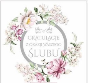 Kartka na ślub - Gratulacje z okazji Waszego ślubu