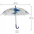 Parasol automatyczny bezbarwny dziecięcy dinozaury