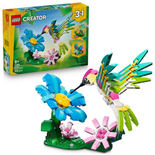 KLOCKI LEGO CREATOR 31384 Dzikie zwierzęta: kolorowy koliber, zestaw +8 lat