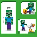 LEGO Minecraft 21582 Kurzy jeździec – 344 elementy