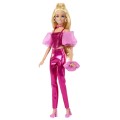 Barbie Deluxe Style #5 JFP40 Lalka Blondynka w Różowej Stylizacji
