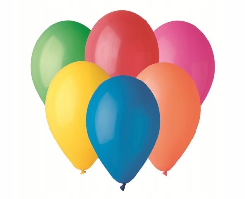 Balony lateksowe Godan wielokolorowe 9" 25 sztuk