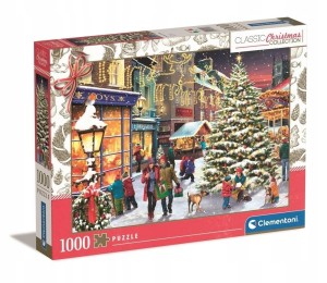 Clementoni Puzzle 1000 el. Christmas Village Świąteczne Miasteczko 70x50