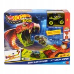 Hot Wheels Monster Trucks Mega Skok – Nokaut Węża JJN44