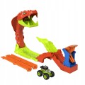 Hot Wheels Monster Trucks Mega Skok – Nokaut Węża JJN44
