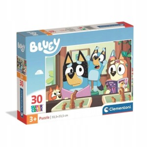 Clementoni Puzzle Bluey 30 el. SuperColor Układanka dla Dzieci 3+ 20594