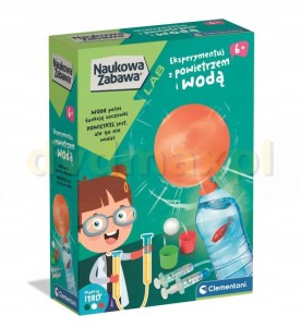 Clementoni Naukowa Zabawa Woda i Powietrze Eksperymenty Zestaw 6+