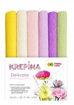 Krepina marszczona Happy Color 6 kolorów 25x100 cm bibuła do kwiatów DIY