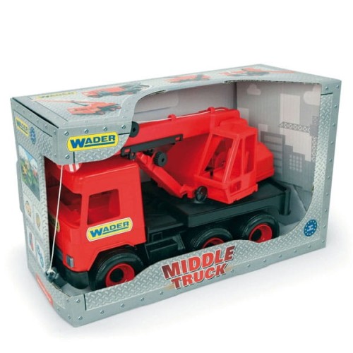 Middle Truck dźwig czerwony w kartonie