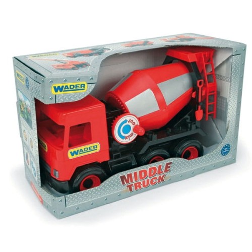 Middle Truck betoniarka czerwona w kartonie