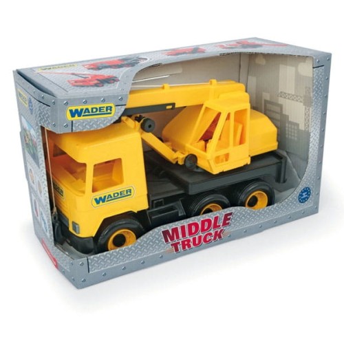 Middle Truck dźwig żółty w kartonie