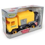 Middle Truck śmieciarka żółta w kartonie