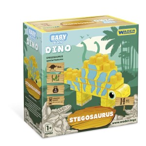 Baby Blocks Dino klocki stegosaur