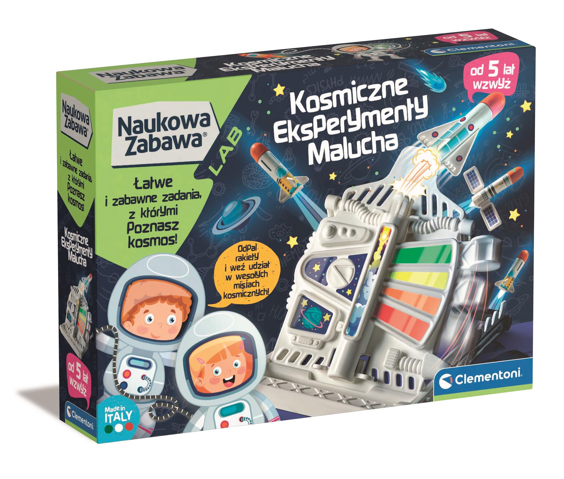 Naukowa zabawa. Kosmiczne eksperymenty malucha Clementoni