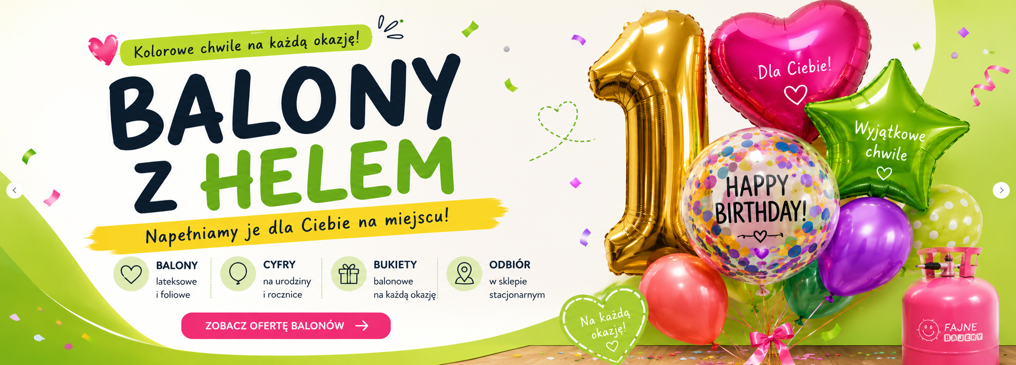 Balony z helem