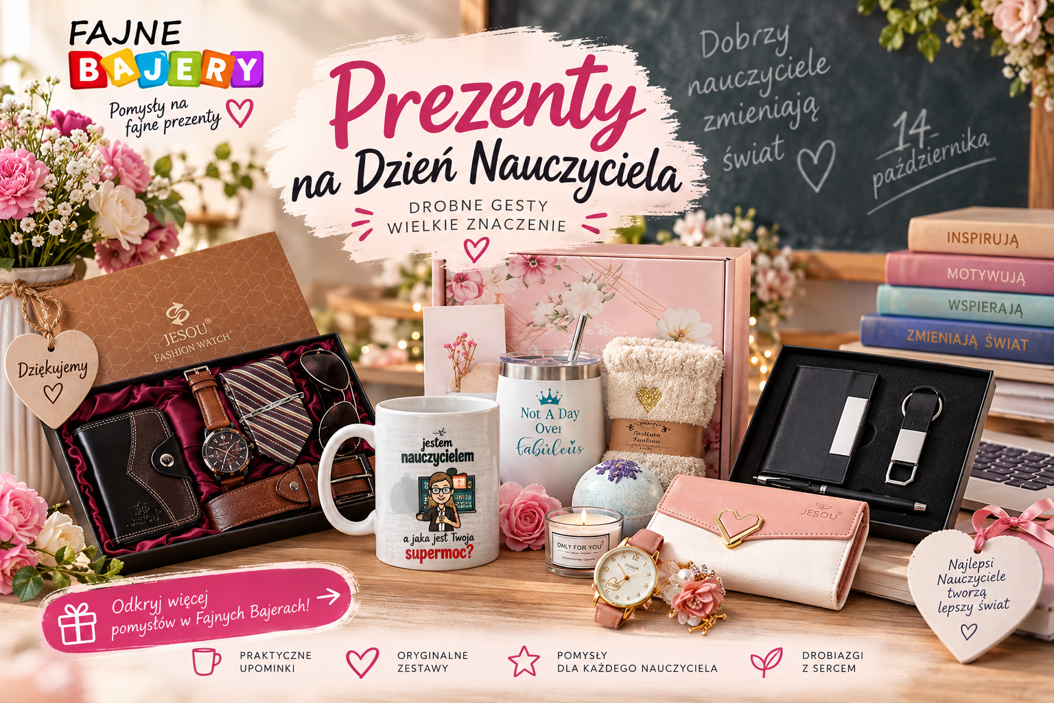 Co na Dzień Nauczyciela? Pomysły na prezent dla nauczyciela i wychowawcy